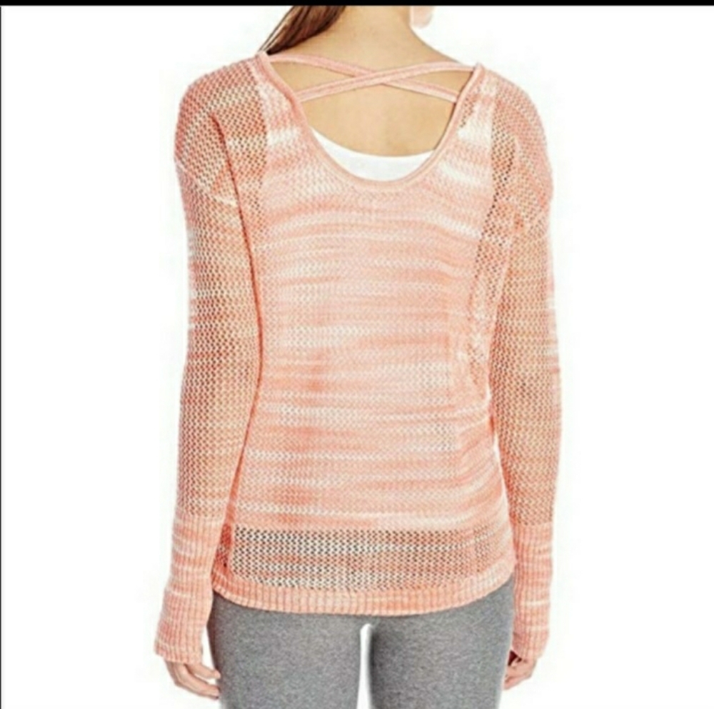 Mesh Crochet Open Knit Top